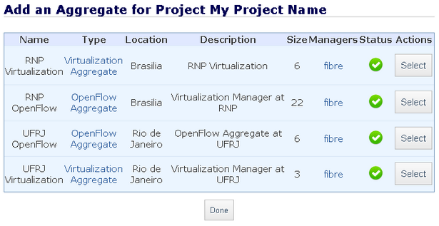 Add an Aggregate for Project