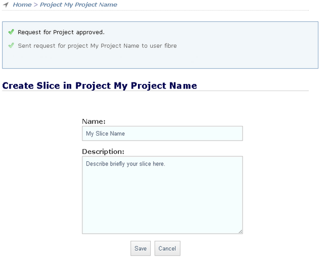 Creating slice