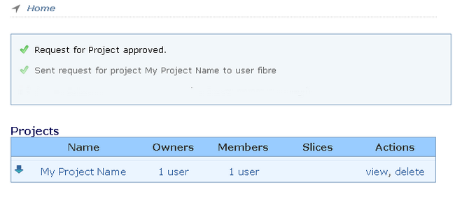 Dashboard Project Approved