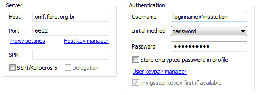 ssh login