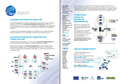 Fact Sheet in portuguese (1 x A4 sheet, front/back)